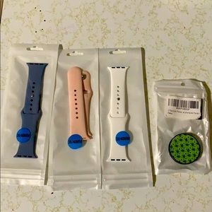 Brand New Apple Watch Bands and Pop Socket